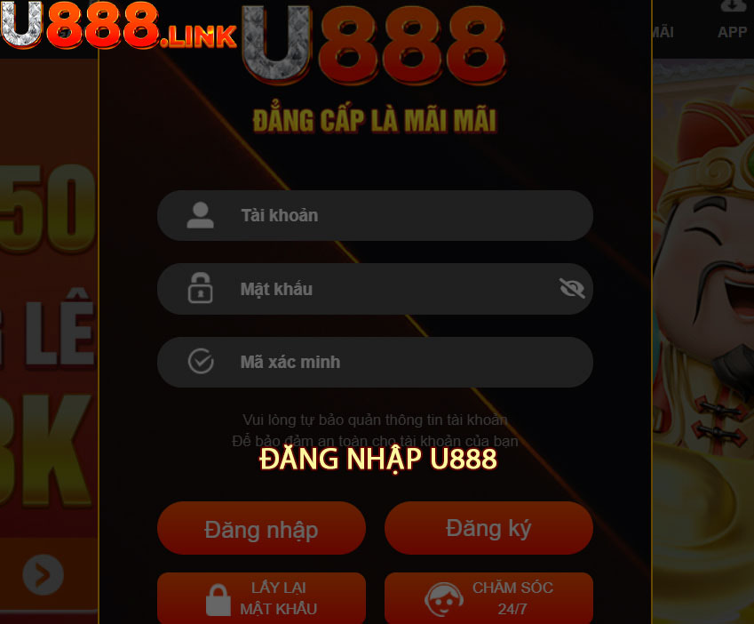 đăng nhập u888