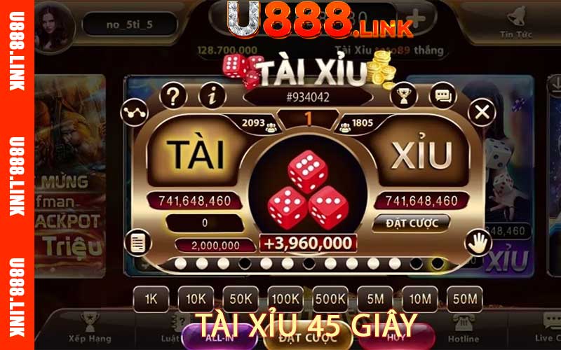 tài xỉu 45 giây